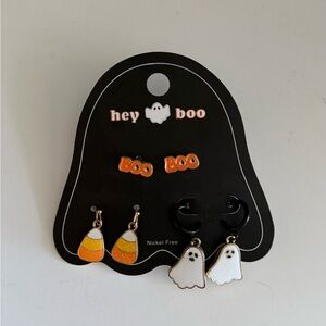 Target Halloween Ghost and Candy Corn Earrings